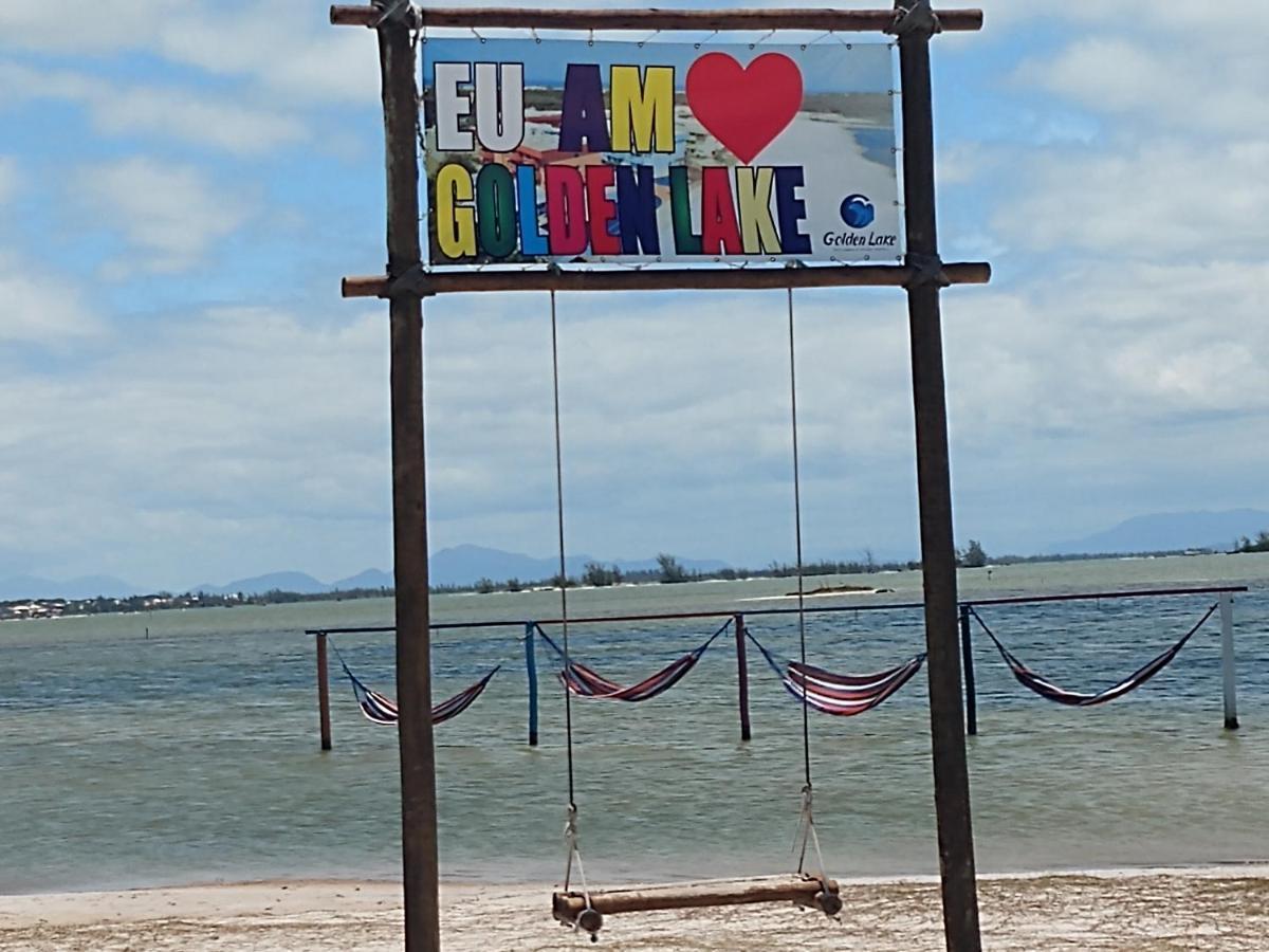 Apartamento No Golden Lake - Pe Na Areia, Agua De Coco E Cervejinha 阿拉亚尔-杜卡布 外观 照片